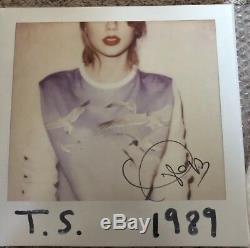 Taylor Swift Signed Autographed Lp 1989 Vinyl Authentic Smudged