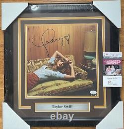 Taylor Swift Signed / Framed Midnights Vinyl Insert JSA COA Red Lover WITH HEART