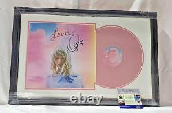 Taylor Swift Signed Lover LP Vinyl Autographed COA Eras