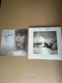 Taylor Swift Signed The Tortured Poets Department Vinyl The Manuscript with Heart