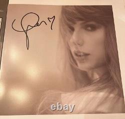 Taylor Swift Tortured Poets Department Vinyl Signed Photo WITH Heart (RARE!)