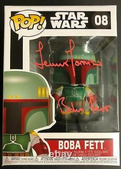 Temuera Morrison signed Boba Fett Funko POP! Star Wars BAS COA autographed