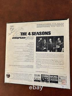 The 4 Seasons Entertain You SIGNED AUTOGRAPHED Valli 1964 PHM-200-164 Vinyl 12'