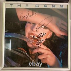 The Cars Autographed Vinyl LP Signed by Ric, Elliot and Greg