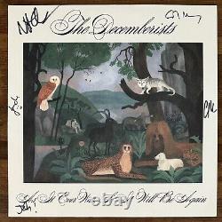 The Decemberists It Ever Was Will Again Vinyl SIGNED Autographed Beckett BAS COA