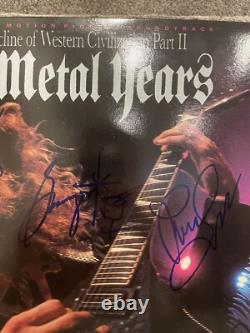 The Metal Years Signed Autographed LP VINYL Armored Saint Queensrÿche Rare Metal
