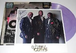 The O'jays Autographed Purple Vinyl Lp Album (signed Photo) Rare B&n Exclusive