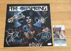 The Offspring Band Signed Autograph Let The Bad Times Roll Vinyl LP JSA COA