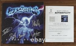 The Offspring SUPERCHARGED AUTOGRAPHED VINYL LP SIGNED ON COVER BECKETT BAS COA