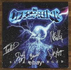 The Offspring SUPERCHARGED AUTOGRAPHED VINYL LP SIGNED ON COVER BECKETT BAS COA