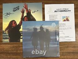 The Rest YELLOW Vinyl Boygenius Complete Band SIGNED Autographed Picture BAS COA