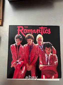 The Romantics rare fully signed x4 autographed ST debut LP vinyl / powerpop