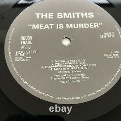 The Smiths Meat Is Murder signed original vinyl LP