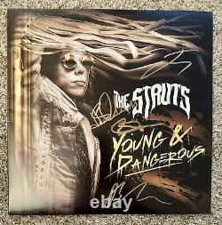 The Struts Young & Dangerous SIGNED AUTOGRAPHED VINYL LP Luke Spiller + 3