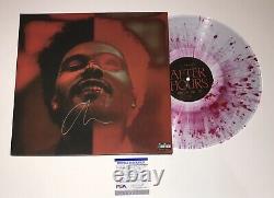 The Weeknd Signed Autograph After Hours Splatter Vinyl Album Record Psa Coa Lp