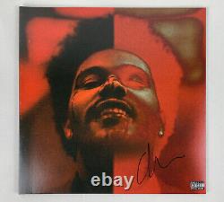 The Weeknd Signed Autographed AFTER HOURS Deluxe Album Red Splatter Vinyl ACOA