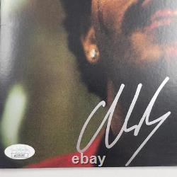 The Weeknd signed Save Your Tears Vinyl Album Cover FULL AUTOGRAPH JSA COA