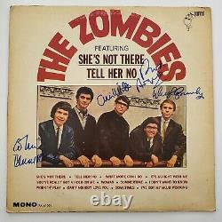 The Zombies Signed Self Titled S/T Vinyl Record Rod Argent & Blunstone +2 RAD