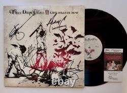 Three Days Grace Adam, Neil, Barry & Brad Signed Autographed Vinyl Album Jsa Coa