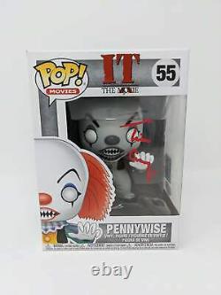 Tim Curry IT the Movie Pennywise #55 Signed Beckett Certified Funko Pop Auto