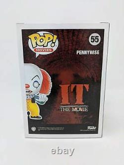 Tim Curry IT the Movie Pennywise #55 Signed Beckett Certified Funko Pop Auto