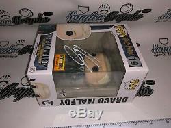 Tom Felton Draco Malfoy Harry Potter Autographed Funko Pop-beckett Bas Coa