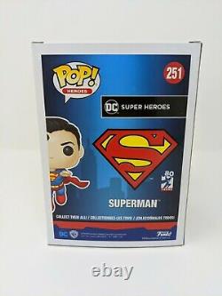 Tom Welling Signed Superman #251 Exclusive Funko Pop Autographed JSA