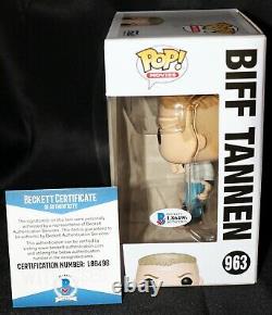 Tom Wilson Signed Biff Tannen Back To Future Autograph Funko POP Beckett PSA