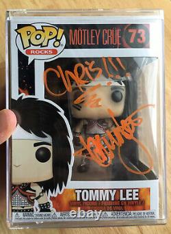 Tommy Lee Signed Autographed Motley Crue #73 Funko Pop Vinyl Figure! Drummer