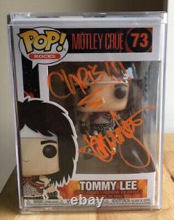Tommy Lee Signed Autographed Motley Crue #73 Funko Pop Vinyl Figure! Drummer