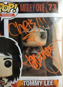 Tommy Lee Signed Autographed Motley Crue #73 Funko Pop Vinyl Figure! Drummer