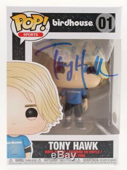 Tony Hawk Autographed Funko Pop! #01 Vinyl Figure Birdhouse Skateboarder & Actor