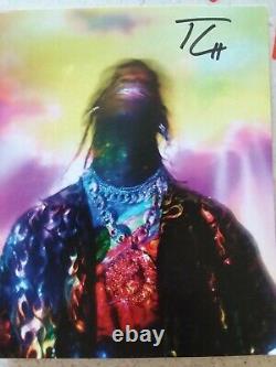 Travis Scott Astroworld LP Vinyl CD signed Lithograph Lenticular Tour Money Bag