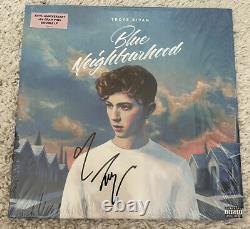 Troye Sivan Blue Neighbourhood signed pink vinyl LP autograph RARE