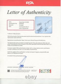 Turnstile Signed Autographed Vinyl LP NEVER ENOUGH PSA/DNA Authenticated