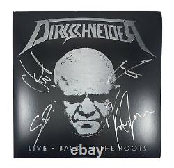 Udo Dirkshneider Signed Autographed Live Back To The Roots Vinyl Album
