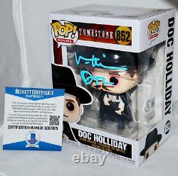 Val Kilmer Signed Doc Holliday Holiday Tombstone Funko Pop Beckett BAS PSA