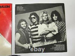 Van Halen Diver Down Signed Lp Original Vinyl All 4 Eddie Very Rare Autographed