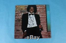 Vtg 1979 Michael Jackson Off The Wall Hand Signed 33rpm Vinyl Record Near Mint