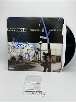 Warren G Signed Autographed Vinyl LP Regulate. G Funk Era AutographCOA COA
