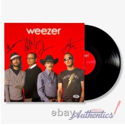 Weezer Signed Autographed Vinyl LP Weezer (Red Album) PSA/DNA Authenticated