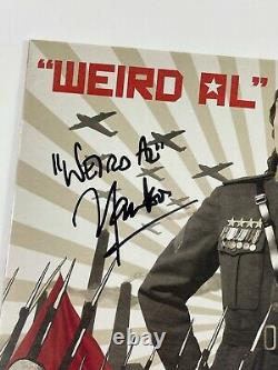 Weird Al Yankovic Hand Signed Autographed Mandatory Fun Vinyl LP Record JSA