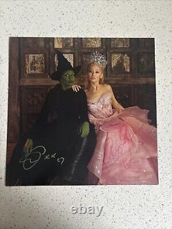 Wicked The Soundtrack 2LP Vinyl ARIANA & CYNTHIA Pink Green Autographed Insert