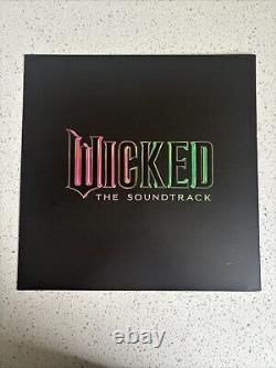 Wicked The Soundtrack 2LP Vinyl ARIANA & CYNTHIA Pink Green Autographed Insert