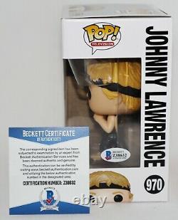 William Zabka Signed Cobra Kai Karate Kid Johnny Lawrence Funko Pop Beckett