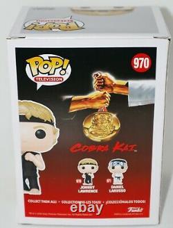 William Zabka Signed Cobra Kai Karate Kid Johnny Lawrence Funko Pop Beckett