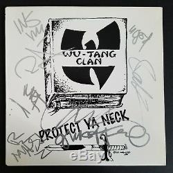Wu-Tang Clan Complete Signed Protect Ya Neck Vinyl Record RZA Method Man +6 RAD