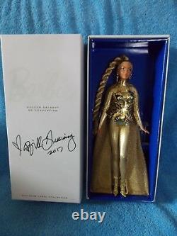 2017 Barbie Doll Convention Golden Galaxy Us Convention Doll Signé