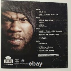 50 Cent Signé Autographié Hip Hop Animal Ambition Album De Vinyle Jsa