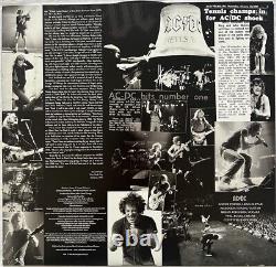 AC/DC Authentique Rare Vinyle LP Signé à la Main avec Certificat d'Authenticité